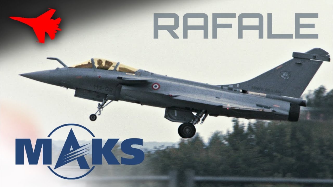 DASSAULT RAFALE, Crazy Agile Flights! ✈️ MAKS 2013 [Remastered]
