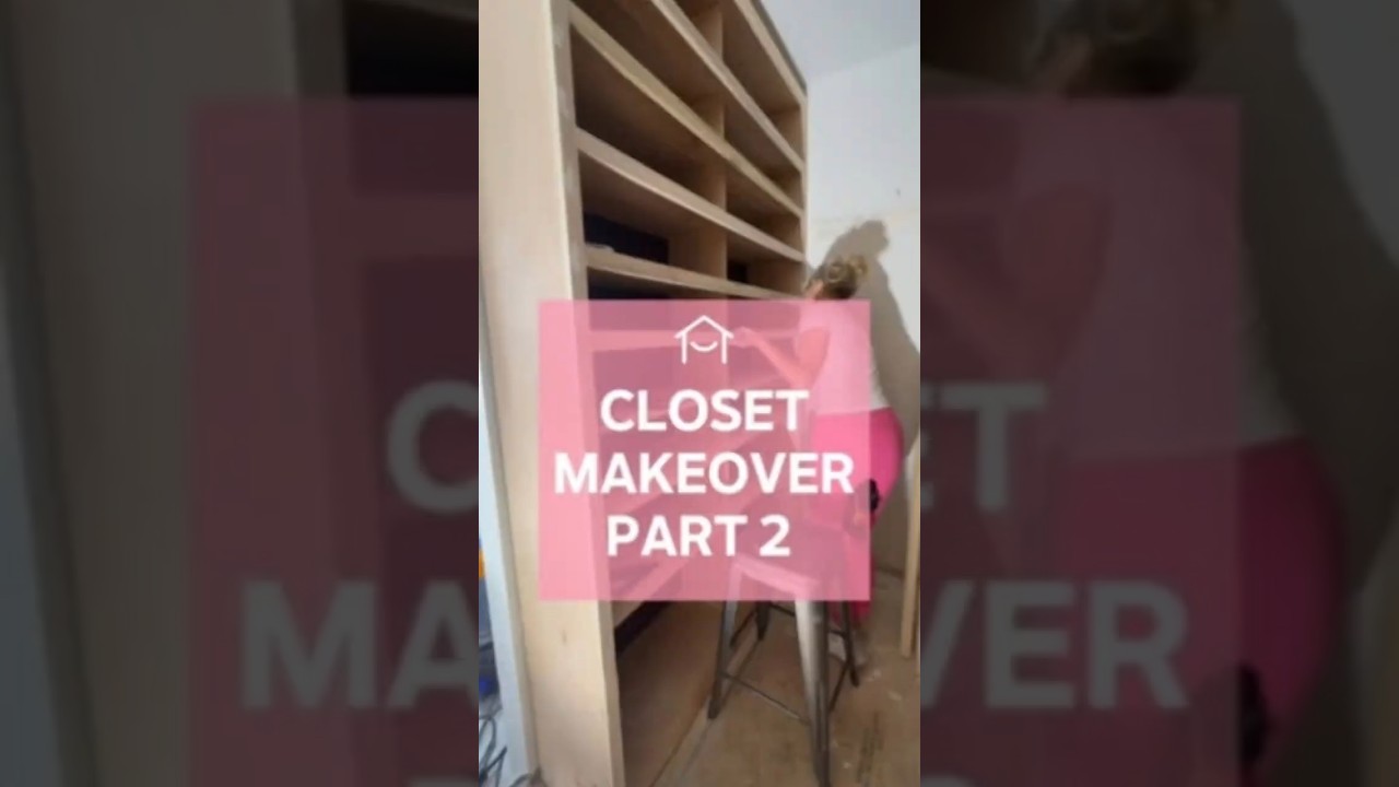 Catching up a little bit on our closet renovation 