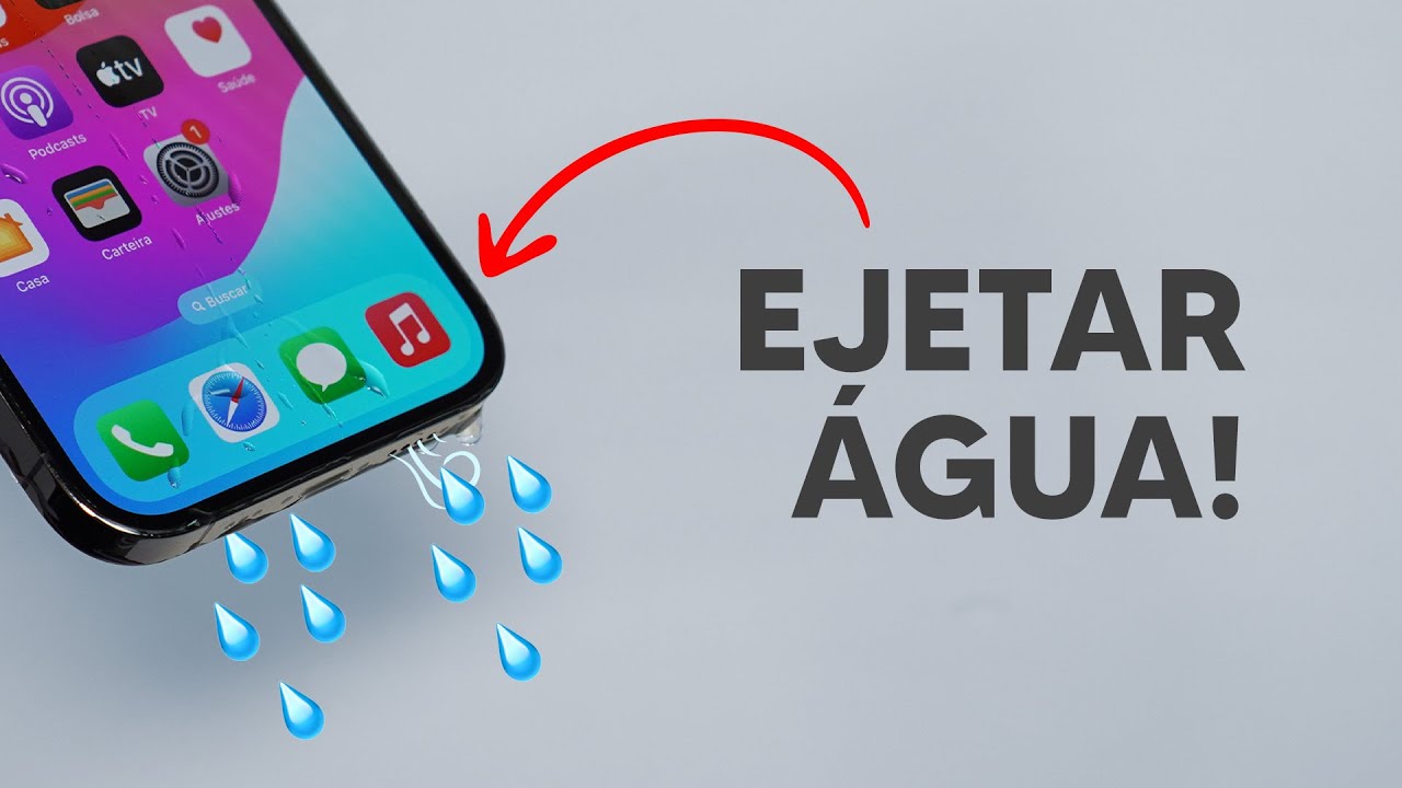 Como EJETAR Água do seu iPhone!!