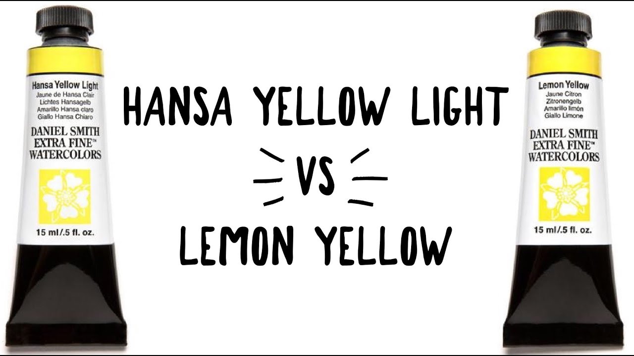 Daniel Smith Color Showdown S2E5: Hansa Yellow Light vs  Lemon Yellow