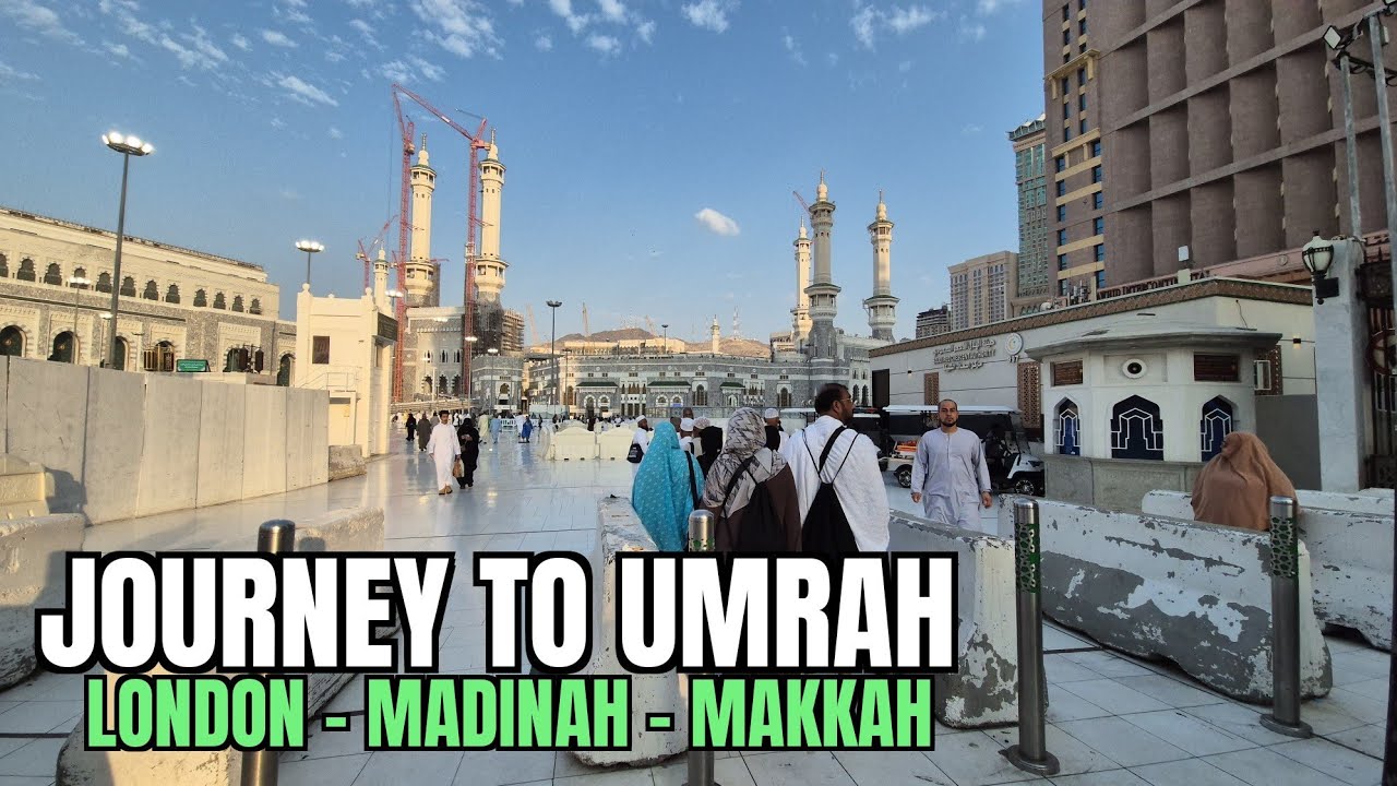 JOURNEY TO UMRAH FROM UK! | Complete Trip LONDON - MADINAH & MAKKAH