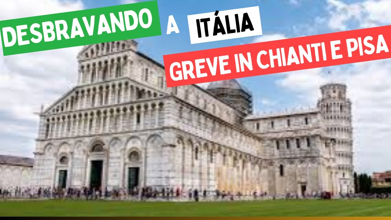 Viajando pela Toscana, saindo de Siena a caminho de Greve in Chianti e Pisa