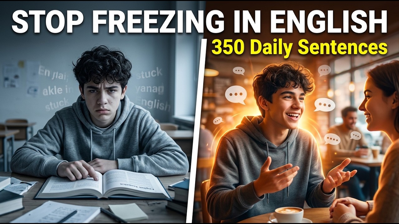 350 English Sentences | Daily Life Conversation Shadowing Practice | Fluent English Podcast