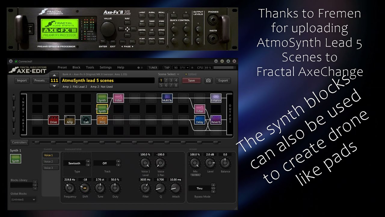 5 Adequate Axe FX Synth Guitar Sounds