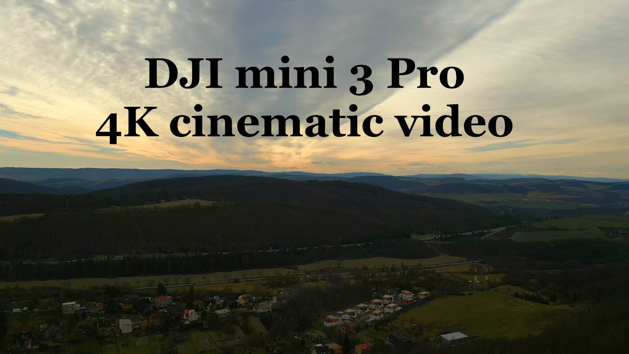 DJI mini 3 Pro, druhý let, cinematic video