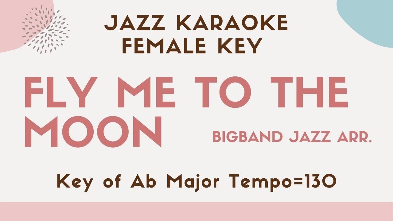 Fly me to the moon - Squid game | Big band Jazz Karaoke for the female singers [Jazz Sing along]