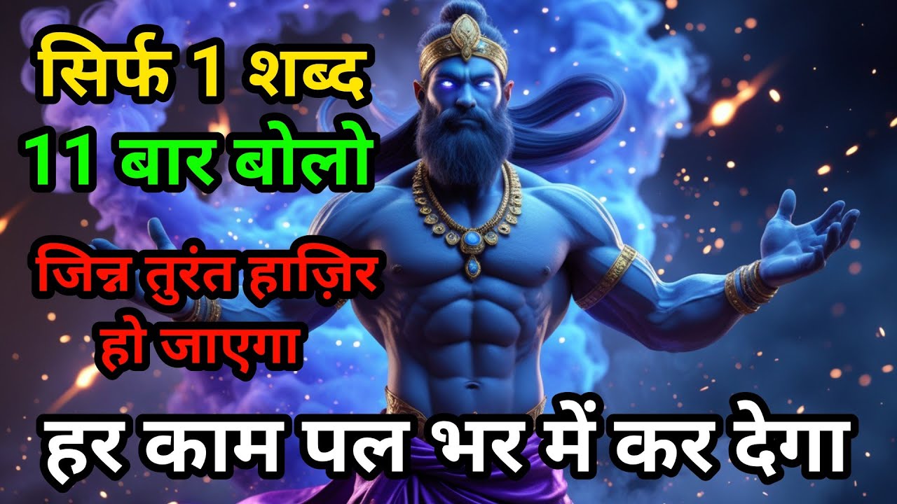 सिर्फ 1 शब्द 11 बार बोलो जिन्न तुरंत हाज़िर हो जाएगा | जिन्न जिन्नात को बुलाने का असली मंत्र !