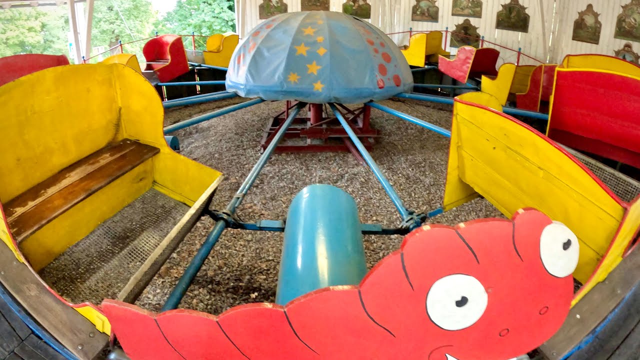 1929年製の昔ながらの絶叫マシン！ Die Raupe on-ride POV (乗車映像) / Böhmischer Prater (オーストリア)