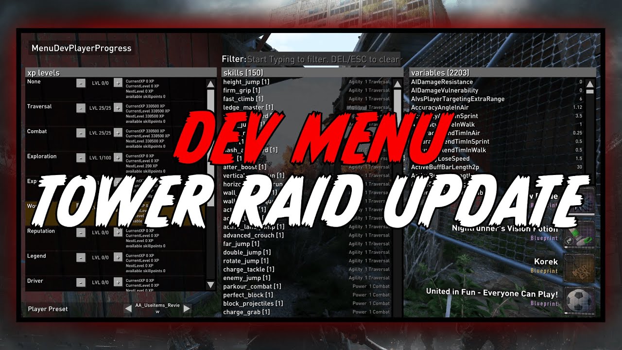 **OUTDATED** HOW TO install DEVELOPER MENU! | Dying Light 2 (TOWER RAID UPDATE) **OUTDATED**