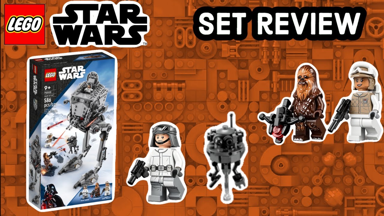 LEGO STAR WARS 75322  HOTH AT-ST REVIEW ¿TIENE UN BUEN DISEÑO?