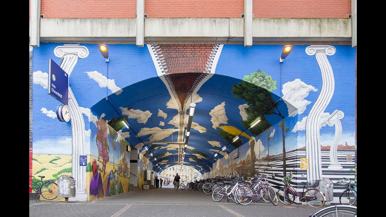 Goodlack Fassadenkunst gestaltet den K&ouml;ln Ehrenfelder Bahnhof
