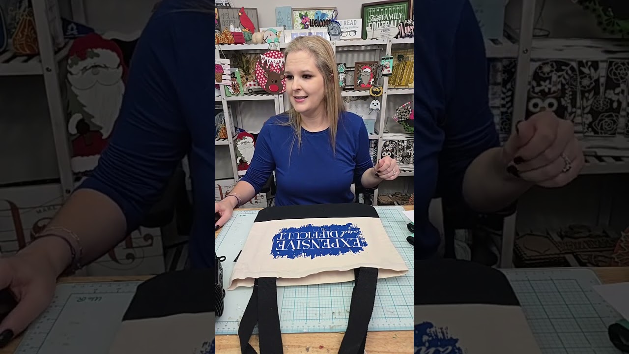 I may be expensive and difficult but inking a tote doesn't have to be! Come check this out, you'll