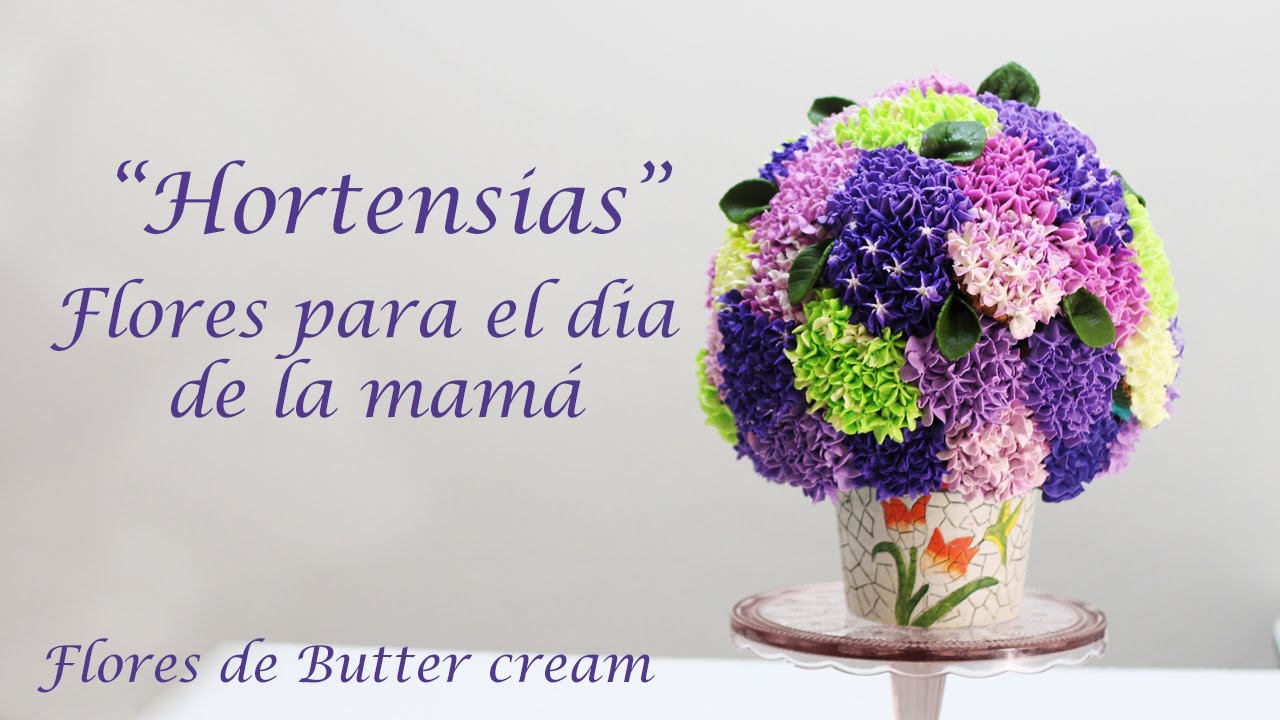 Bouquet de Flores de Cupcakes (HORTENSIAS)