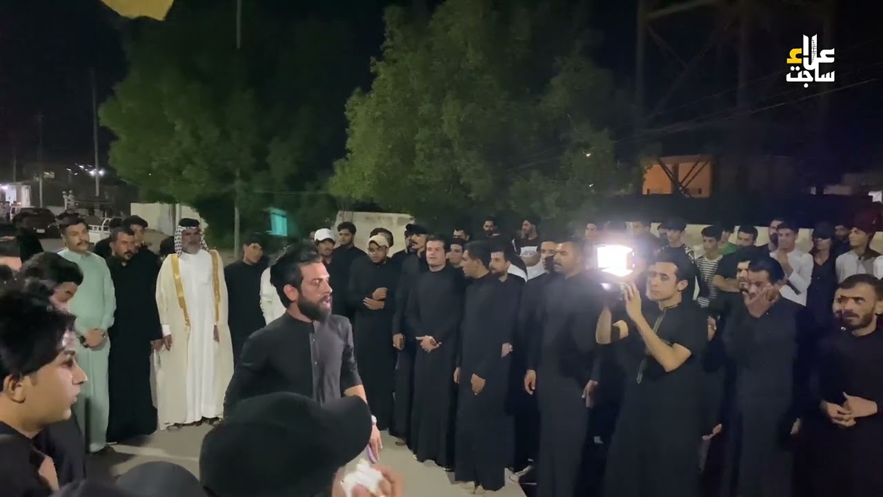 اليوم الخيمه أنصبت و معزب بيها العباس ابناء لواء العباس(ع) في ناحية المنار