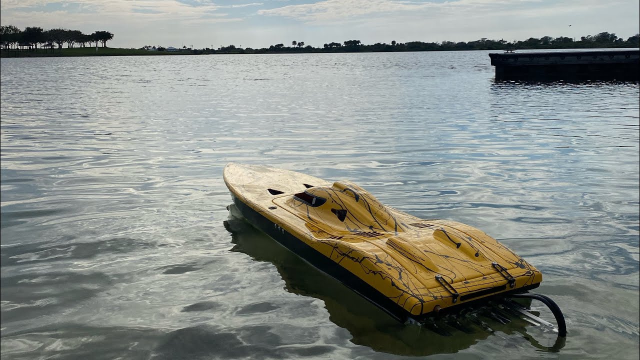 57 inch Gas RC boat 34cc!!!