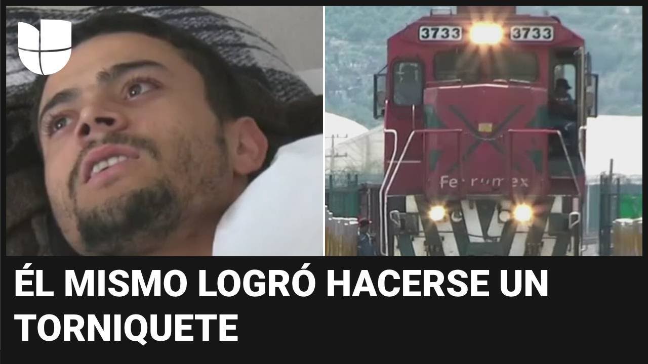 Migrante pierde sus piernas al intentar subir al tren ‘La Bestia’: “Gracias a Dios quedé vivo”