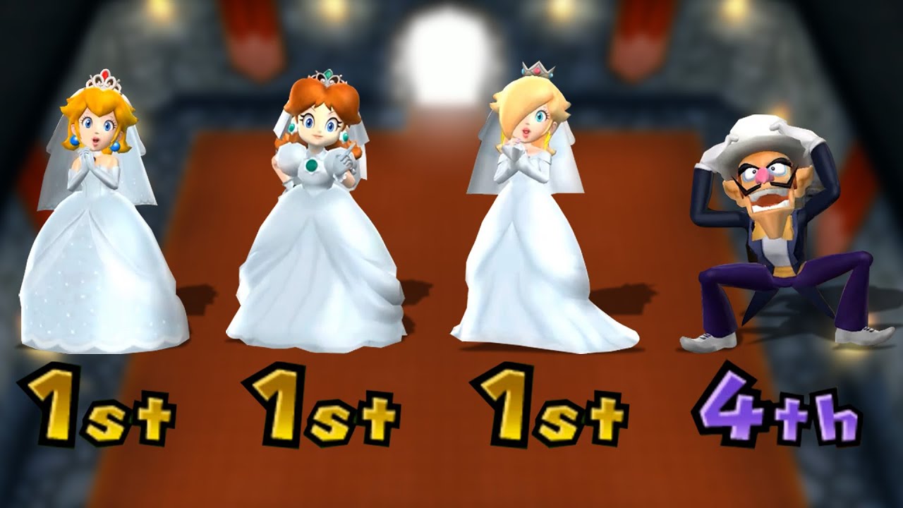 【マリオパーティシリーズ】1VS3 ミニゲーム すべてプリンセス VS ワルイージ