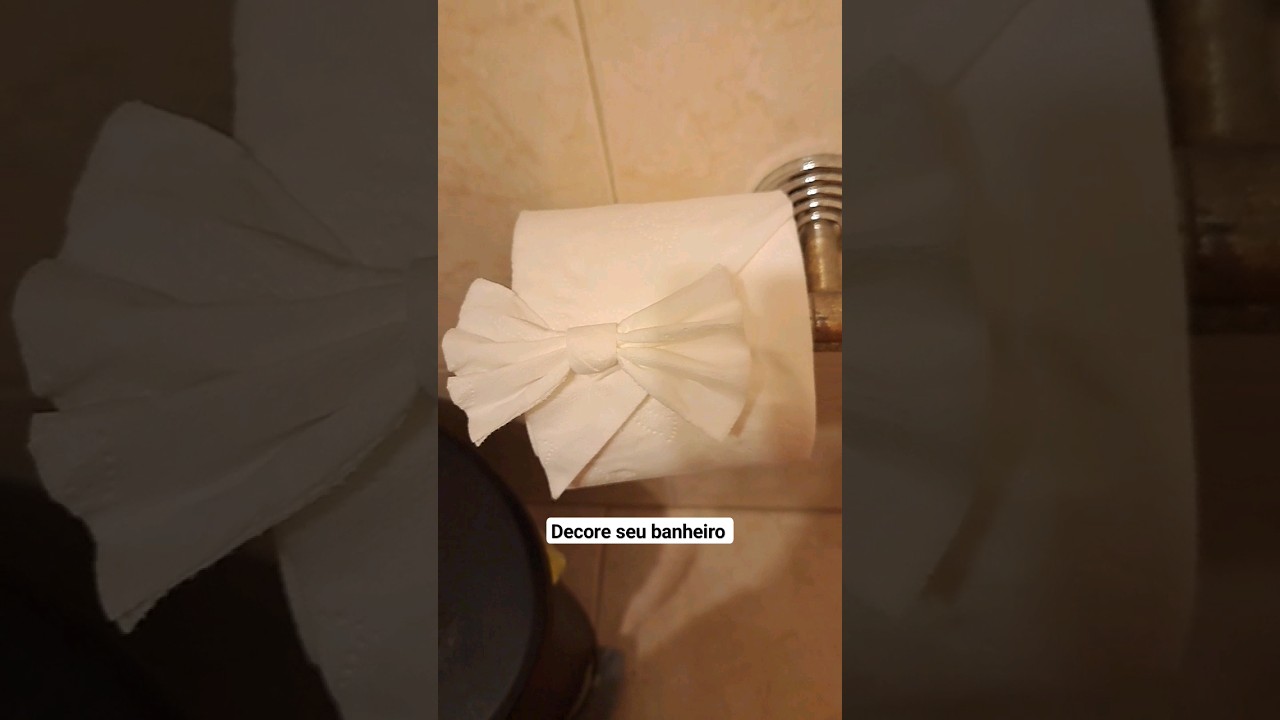 como decorar seu banheiro com papel higi&ecirc;nico....