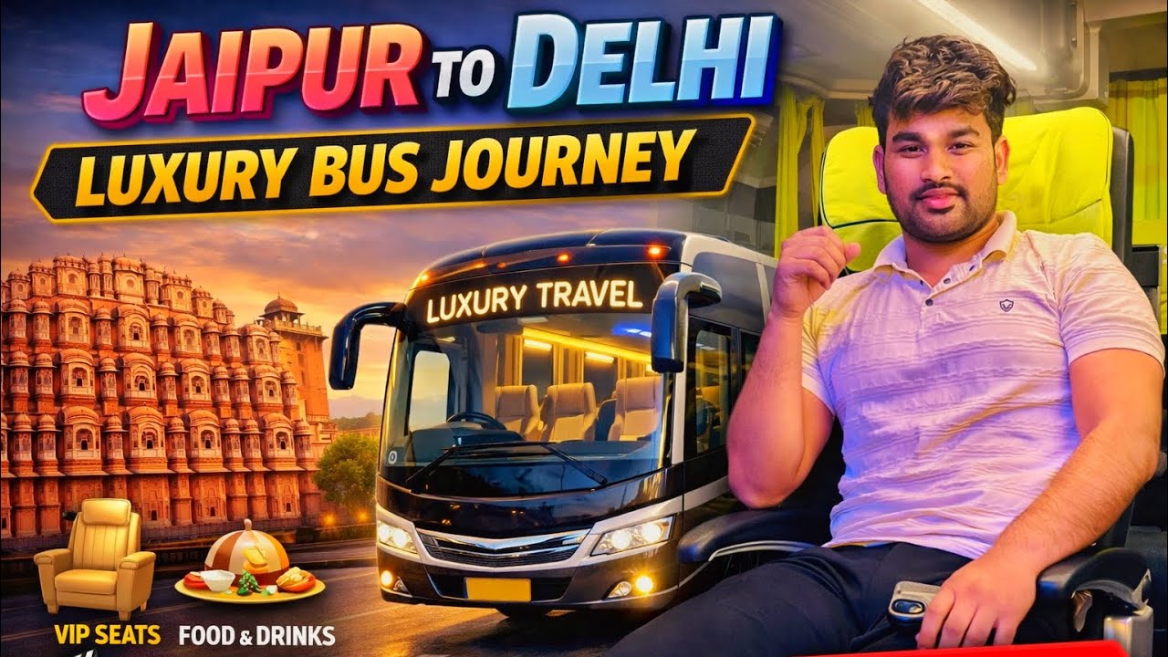 Jaipur to Delhi by bus 🚍 😲 #youtubeshorts #youtubevlog #manali #raviverma #videoviral #love #ravi