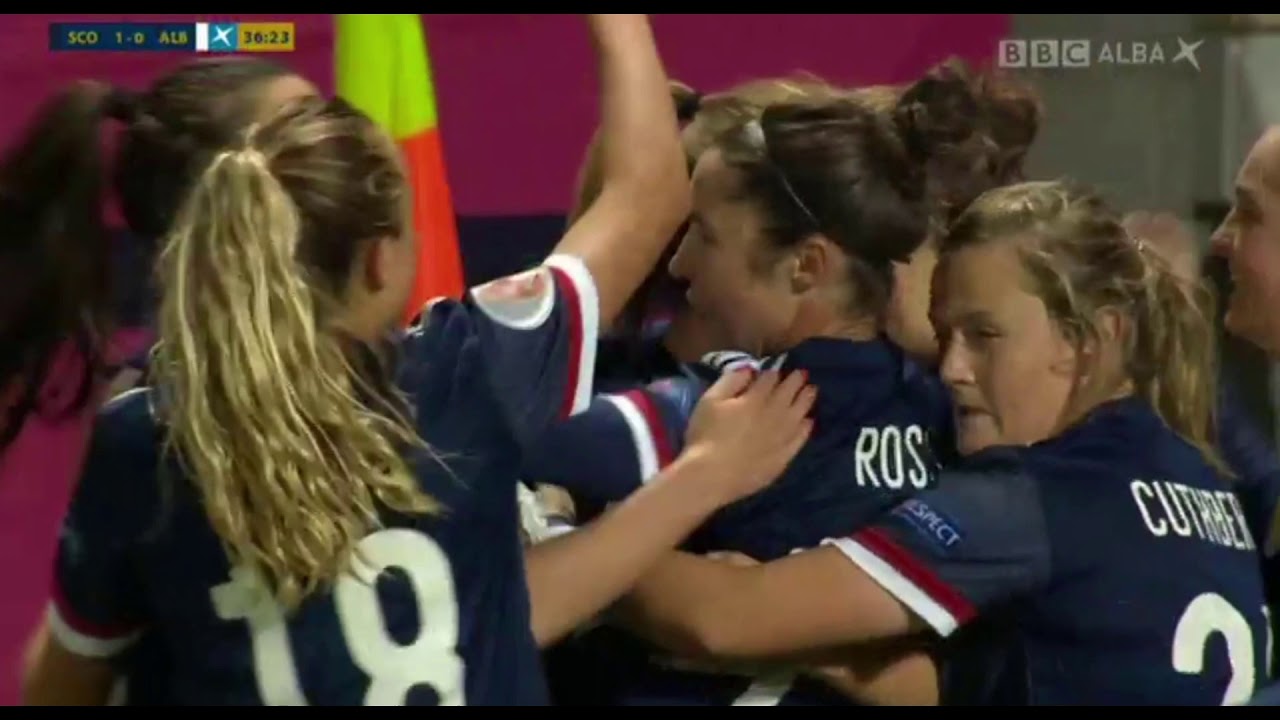 Scotland 1 - 0 Albania | Rachel Corsie 36' | SWNT