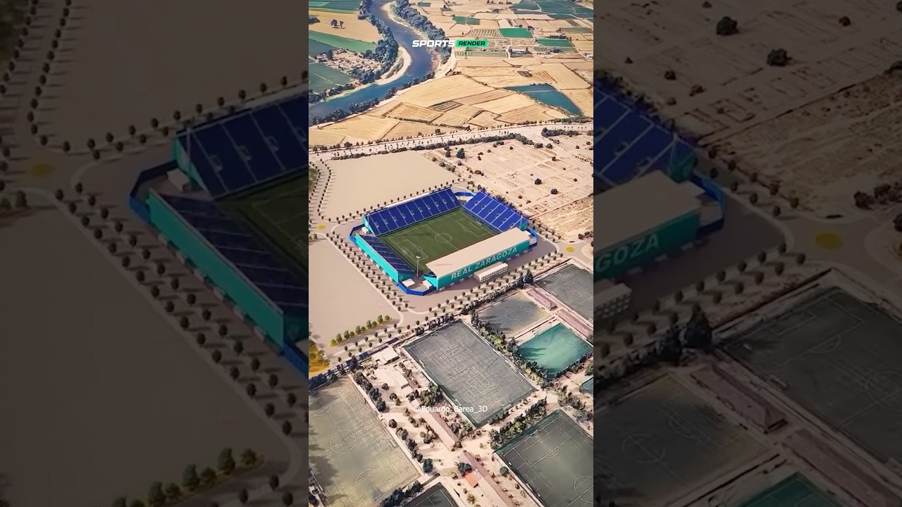 Модульный стадион &laquo;Реал Сарагоса&raquo; 🫡 #футбол #стадион #инжиниринг