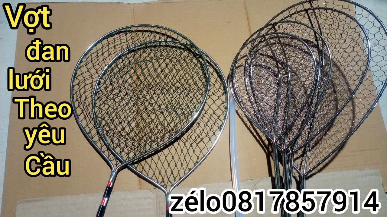 Vợt đan lưới và vợt inox đủ loại lh0817857914 #kichca #kichcamini 