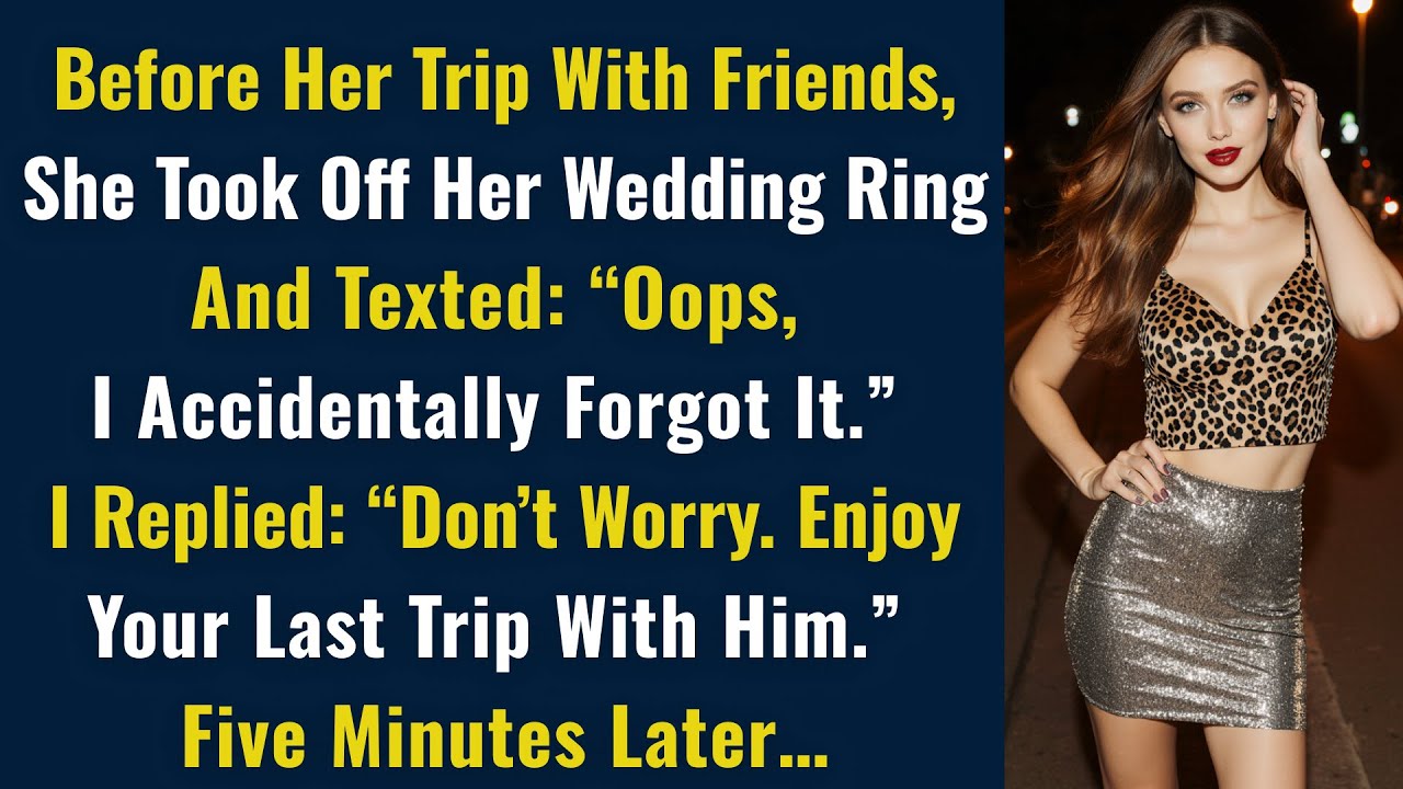 Before Her Trip With Friends, She Took Off Her Wedding Ring And Texted: “Oops, I Accidentally...