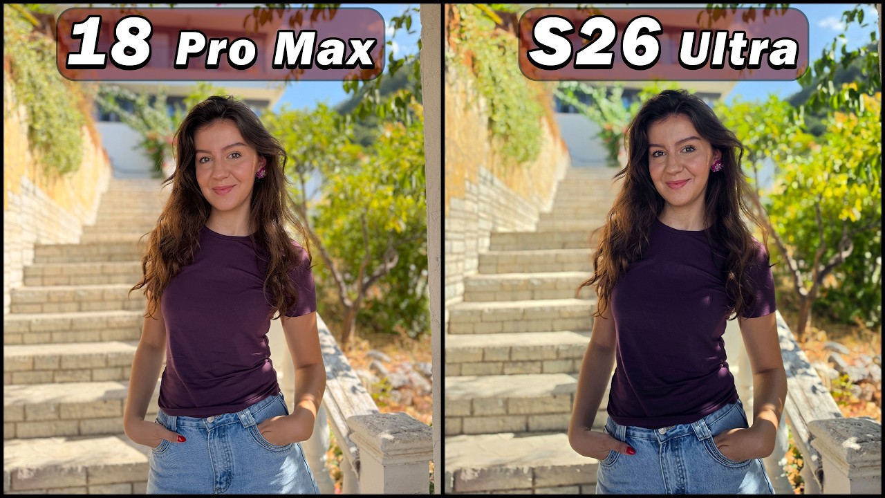 Тест камер iPhone 18 Pro Max против Samsung Galaxy S26 Ultra