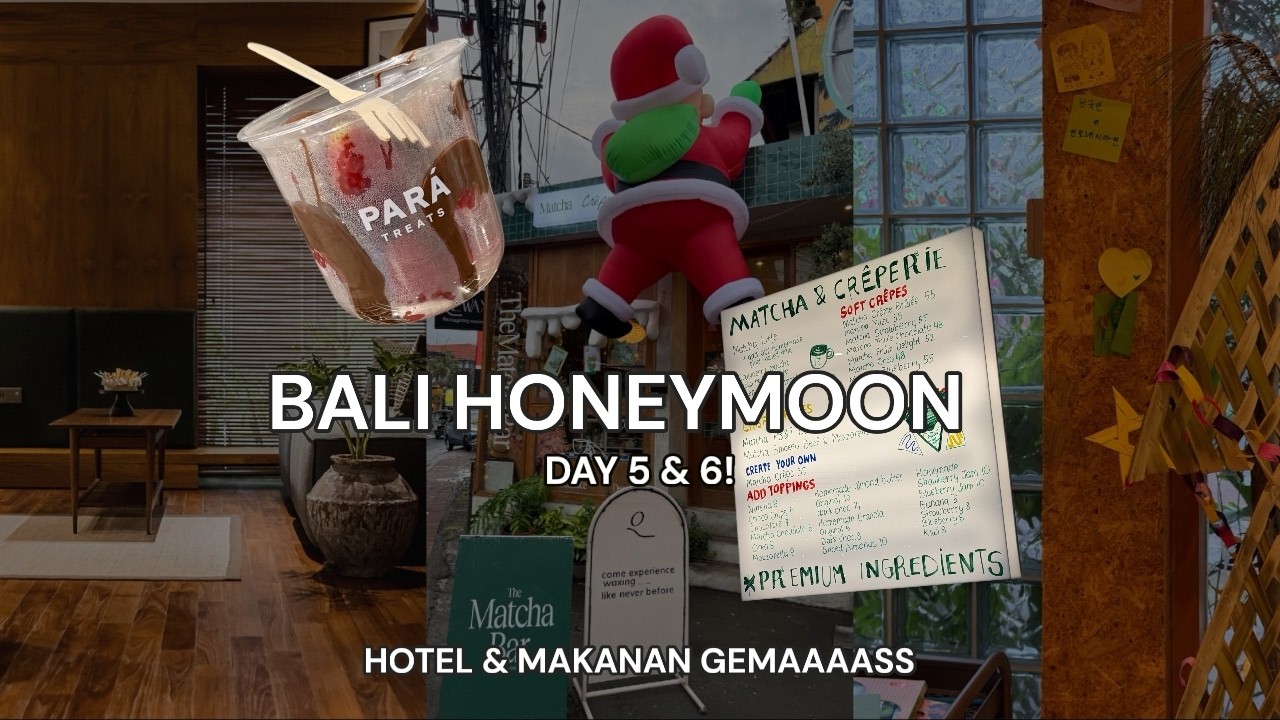 VLOG #7: Honeymoon Bali Kita Berubah Jadi Food Trip & Party Night