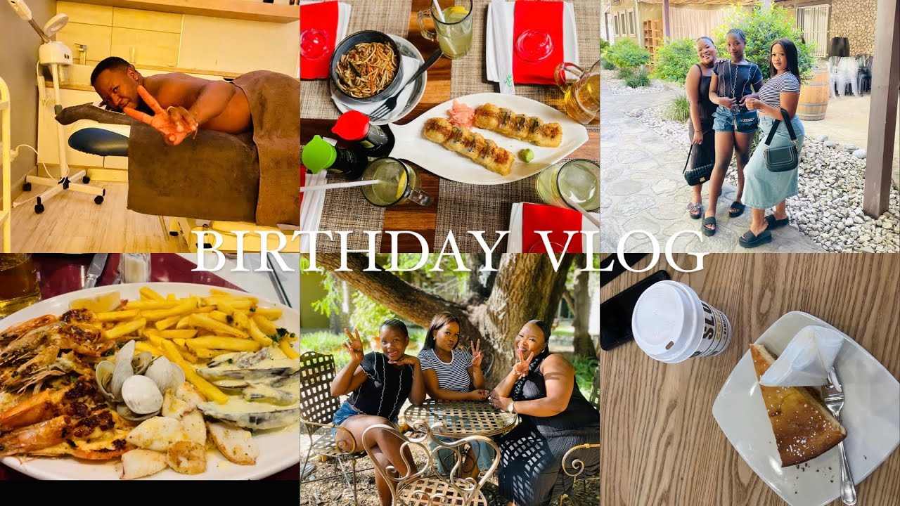 VLOG•Our birthday is on the same day! First time tasting sushi😂•Namibian YouTuber 🇳🇦￼