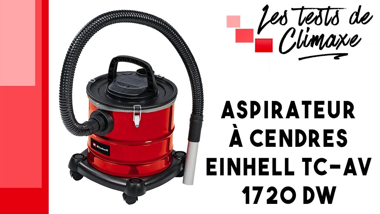 Test d'un aspirateur à cendres Einhell TC-AV 1720 DW