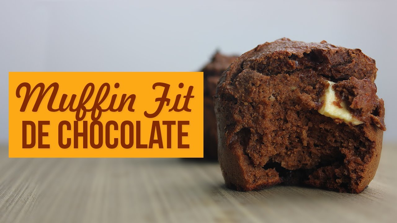 Muffin Fit de Banana com Chocolate | Delicioso e Fácil de Fazer