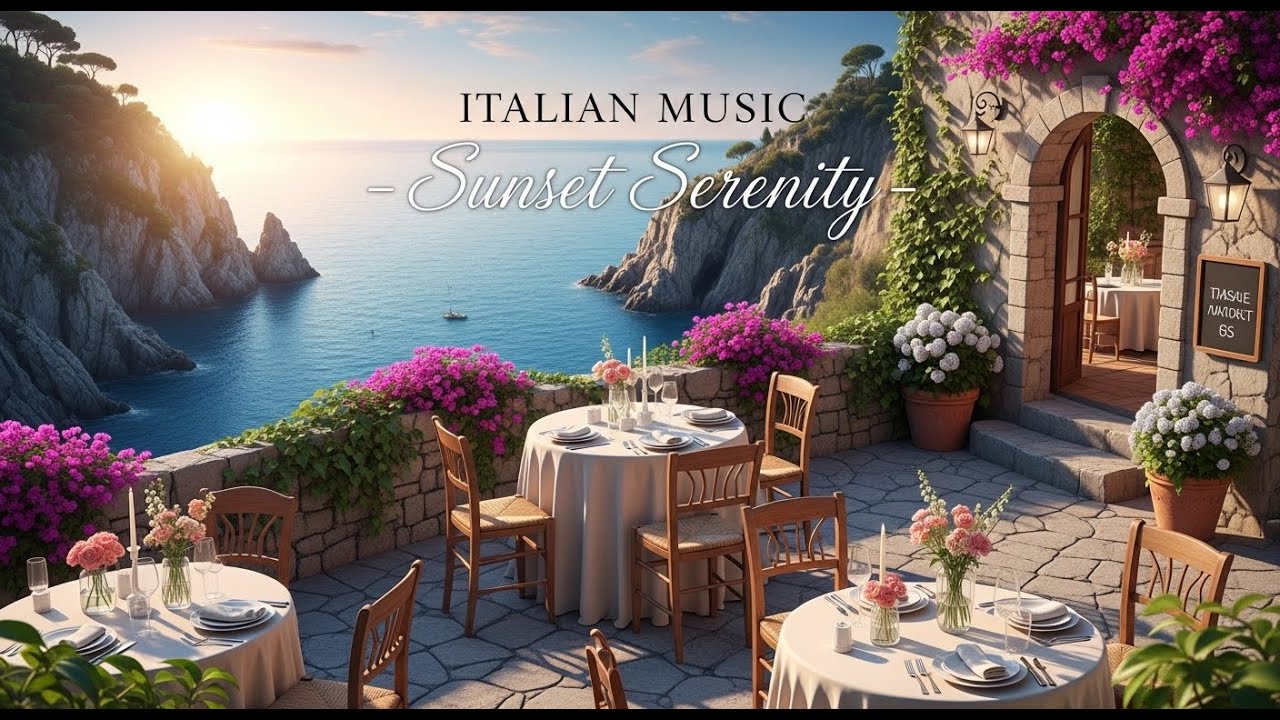 🎶 Capri Island Relax & Italian 🎶 2+ Hours Scenic 4K