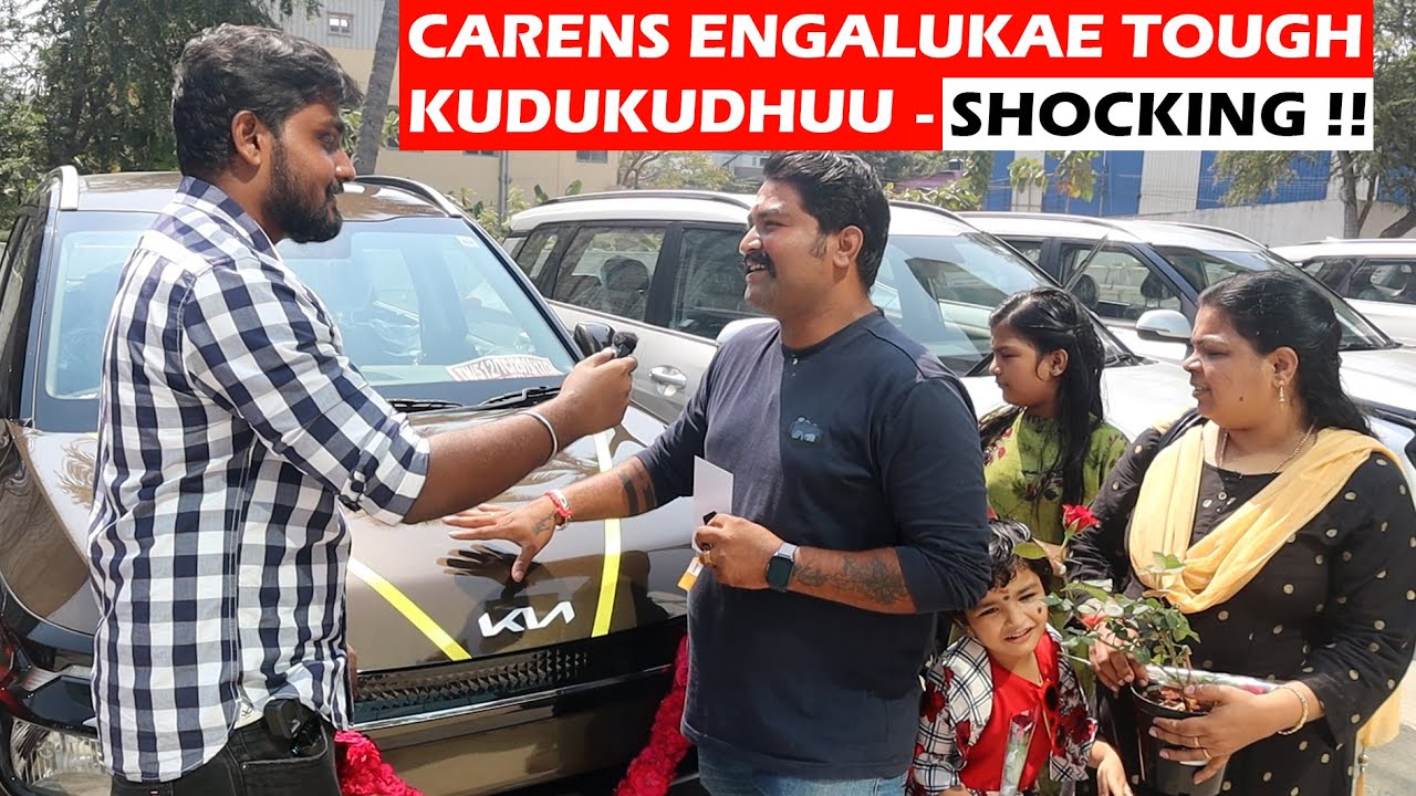Why CARENS ? BIGGEST CAR DELIVERY IN CHENNAI - KIA MASS MOMENT !! Kia CARENS Review Tamil