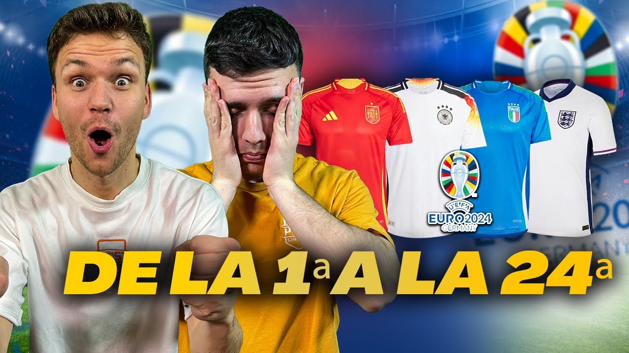 HACEMOS el RANKING DE CAMISETAS de la EURO 2024