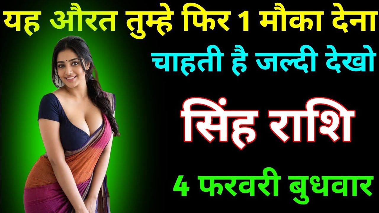 सिंह राशि यह औरत तुम्हे फिर 1 मौका देना चाहती हैं जल्दी अकेले देखो । Singh Rashi 