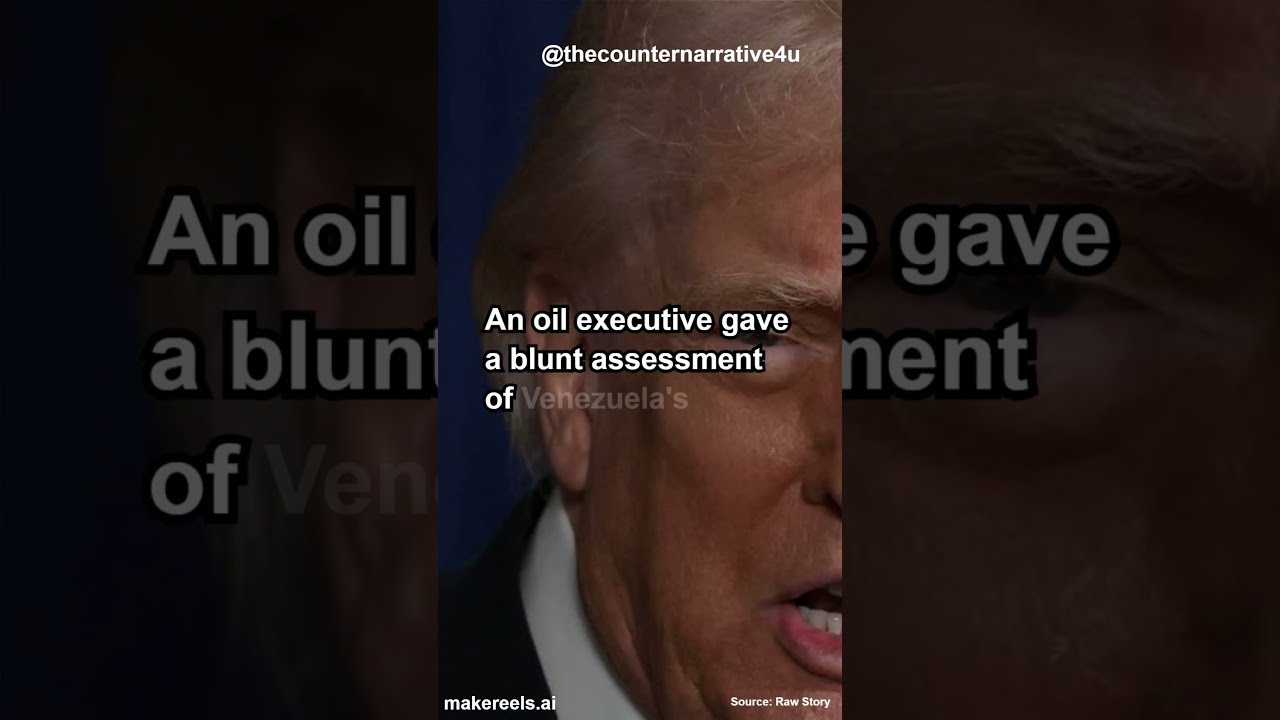 Trump Reacts to Oil Exec's Candid View on Venezuela Investment 