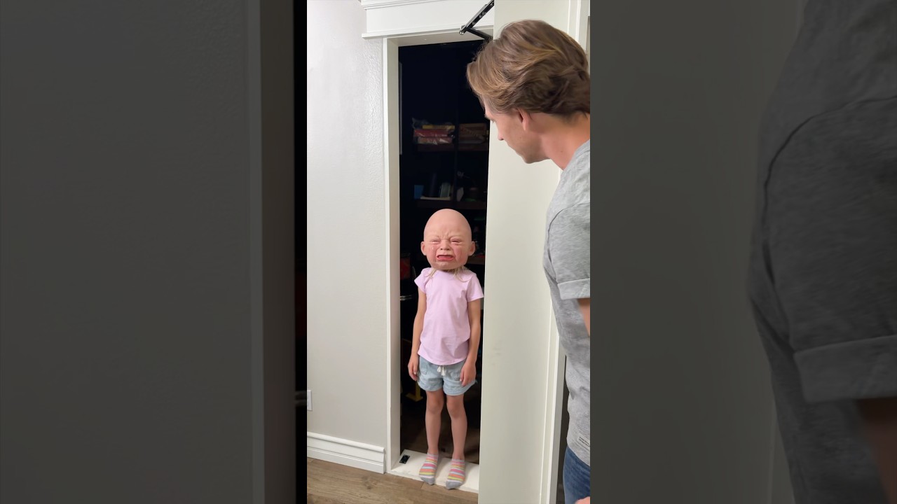 Behind the secret door is scary 👶