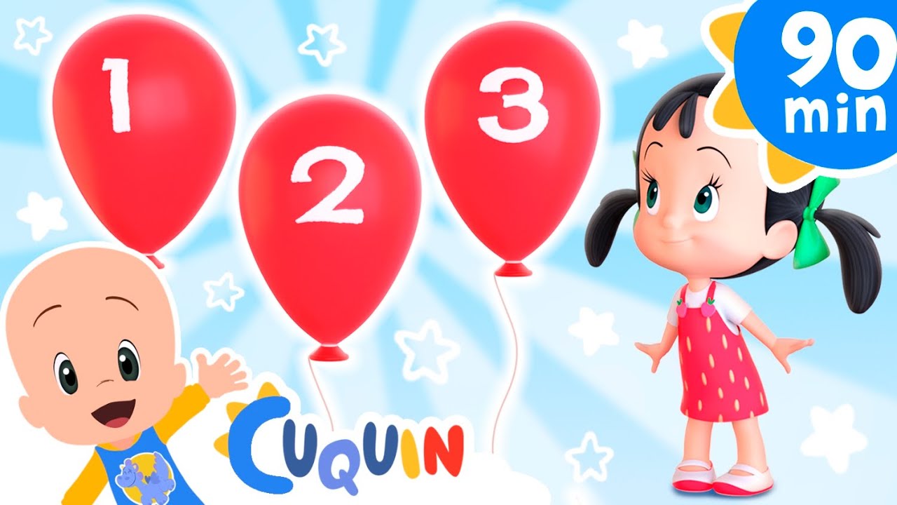 Números Reguetoneros 🔢 y más canciones infantiles para bebés con Cleo y Cuquín