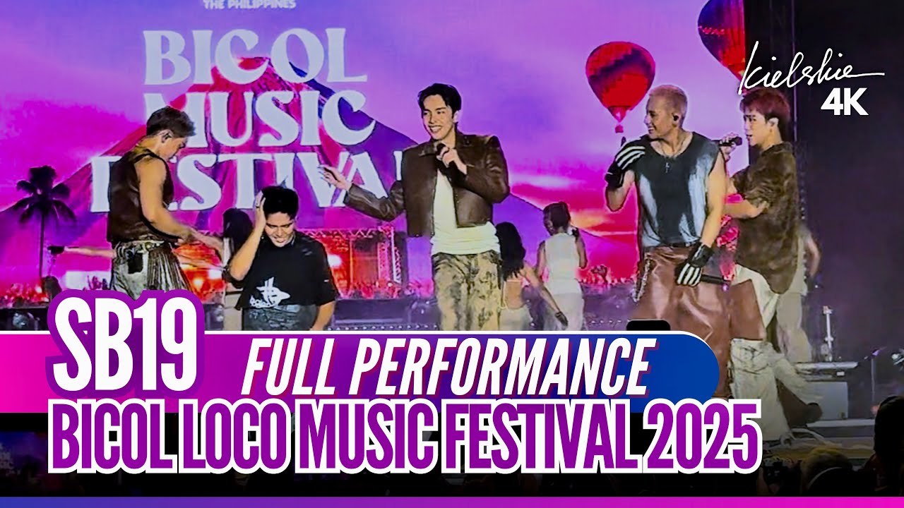 SB19 on Bicol Loco Music Festival 2025 FULL PERFORMANCE | KIELSKIE