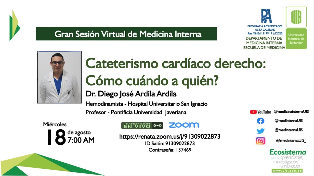 Cateterismo cardíaco derecho: ¿Cómo, cuándo a quién?