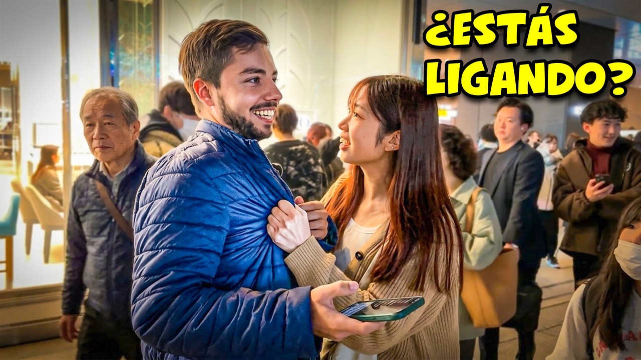 Mi NOVIA JAPONESA nos ayuda a LIGAR en la calle 🇯🇵