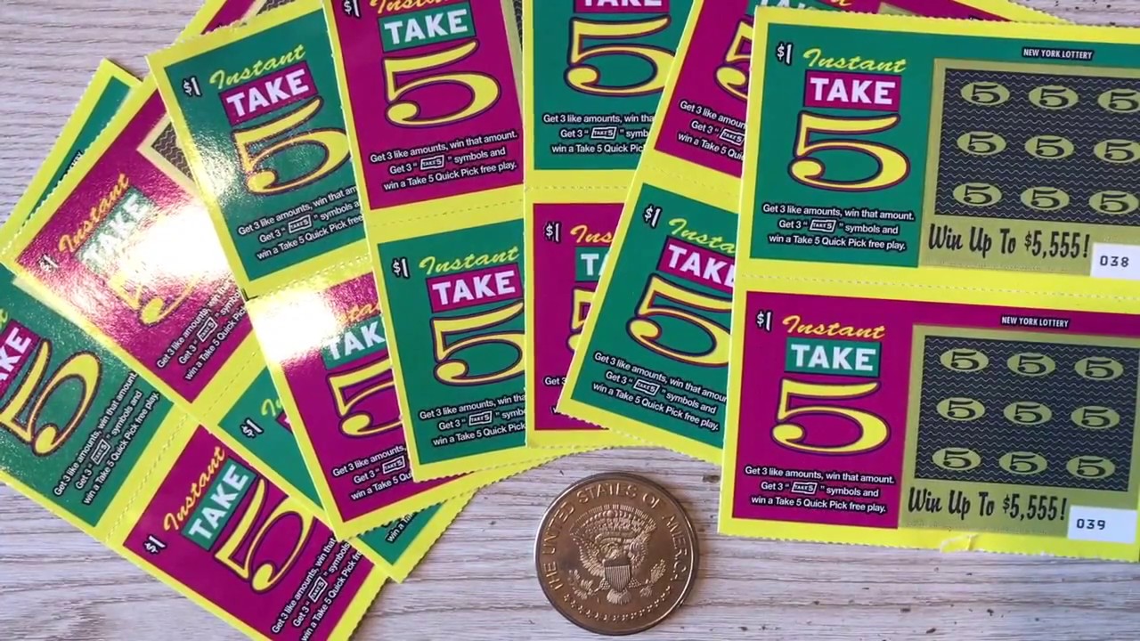BIG WIN! $1 Scratch Offs - Instant Take 5 - $5,555 Jackpot! - Test The Odds!