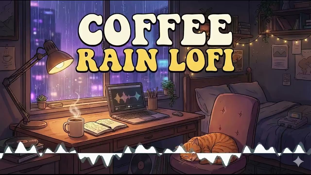 COFFEE & RAIN ☕ Lo-Fi Hip Hop Beat | Music for Study, Sleep, and Relax