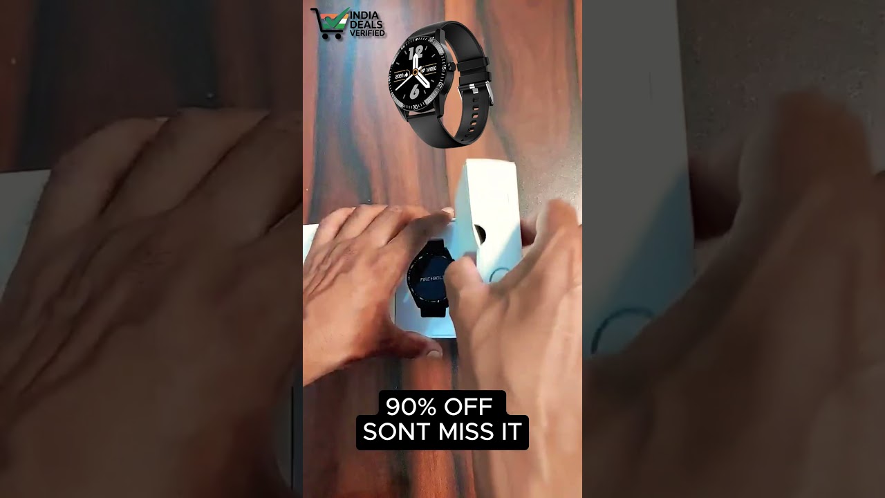 90% OFF Best Smartwatch Under ₹1500? | Fire-Boltt Talk Full Hands-On! #shorts