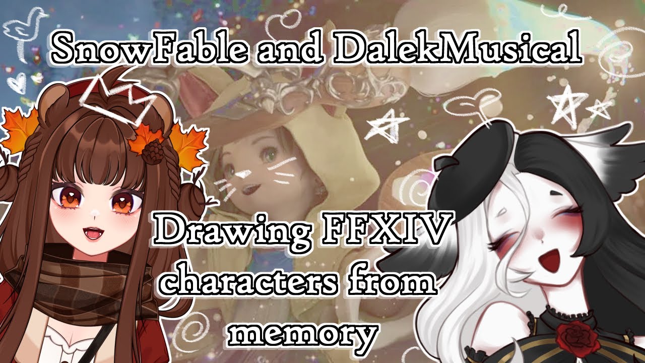 ♥ Drawing FFXIV characters from MEMORY!! ♥