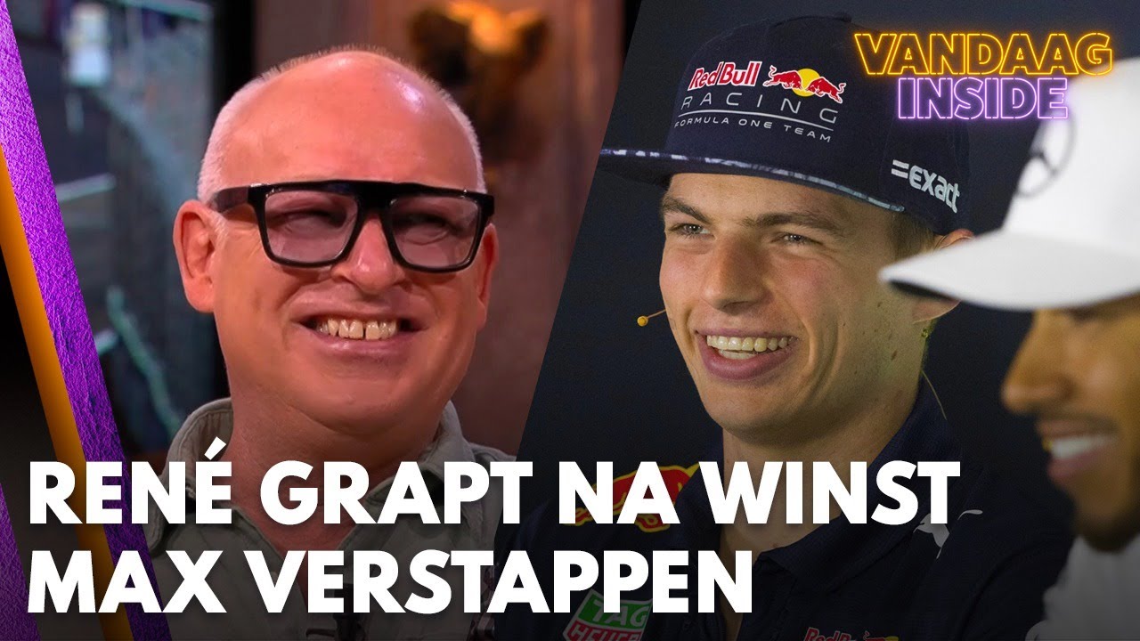 René grapt na winst Max Verstappen: 'Tegenstanders moeten een half rondje voorsprong krijgen'