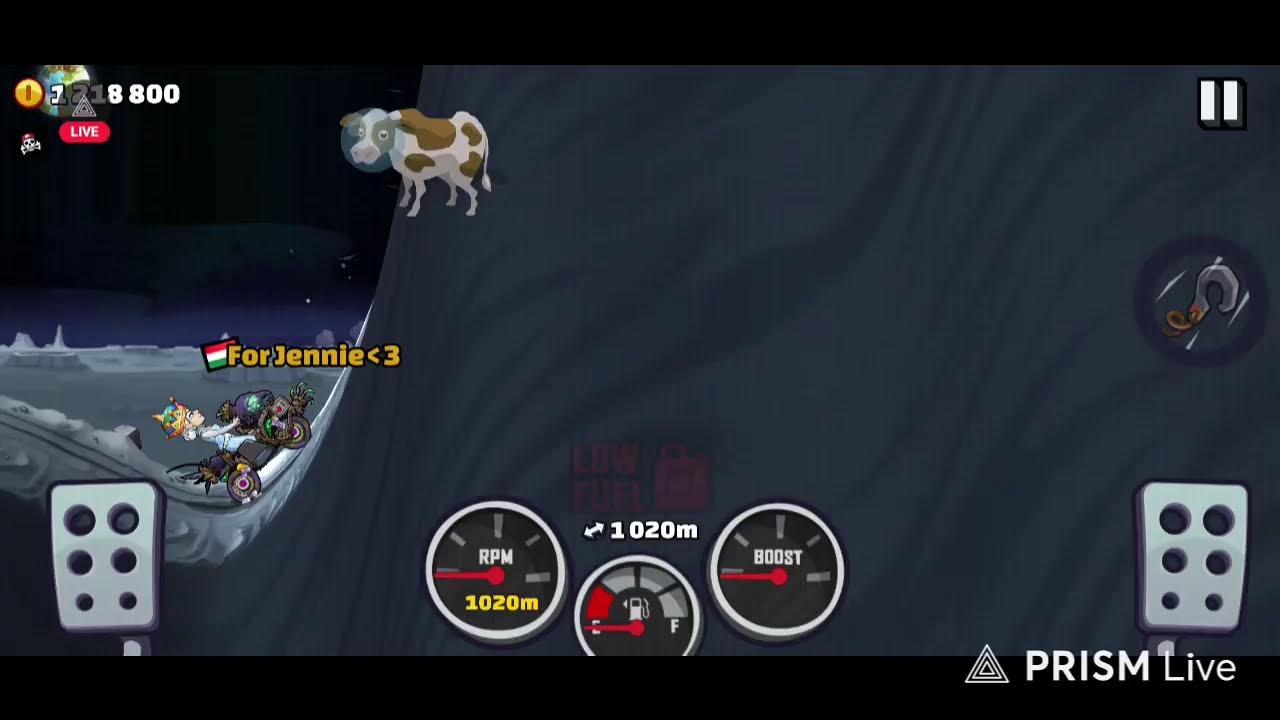 playing spring falls with glider. hcr2