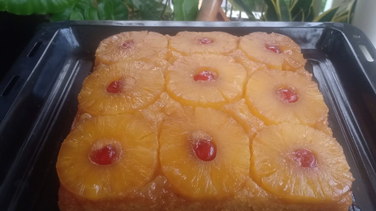 Resepi Kek Nenas Mudah(upside down cake)