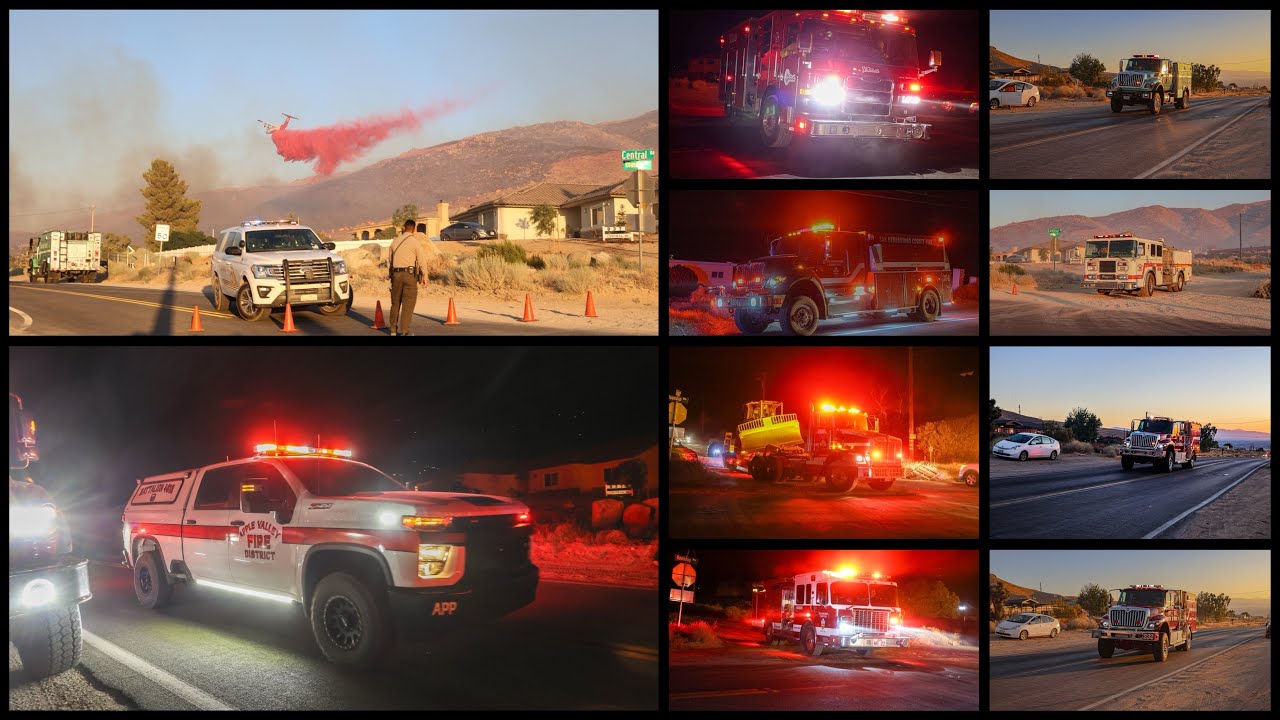 Pole Fire response ￼(Airplanes & Fire Engines)